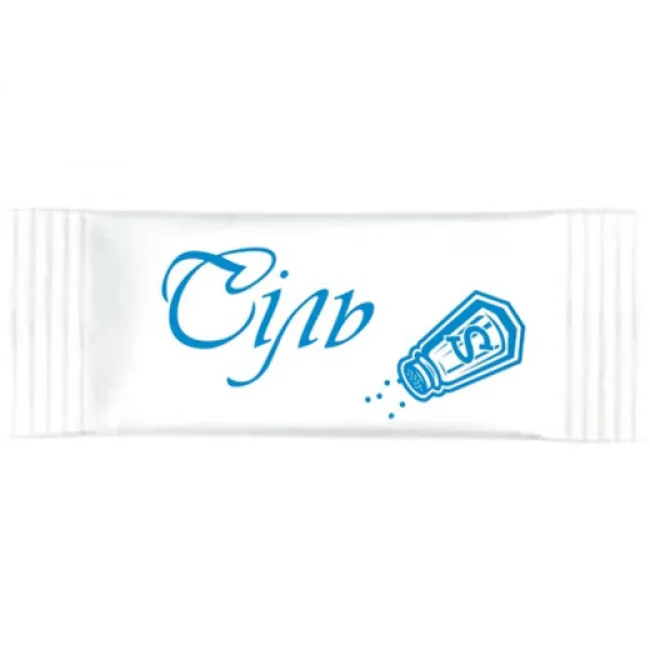 Сіль в стіках 1 г 1000 шт. 1 кг — 1