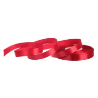 Стрічка атласна скарлет (133) 12 мм x 23 м
