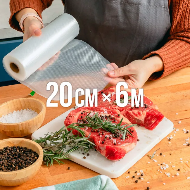 Вакуумный рулон рифленный 200 мм 6 м — 1
