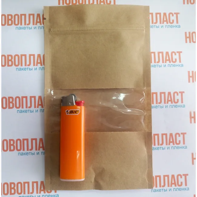 Дой-пак крафт & окно 100x170 мм 50 шт. — 5