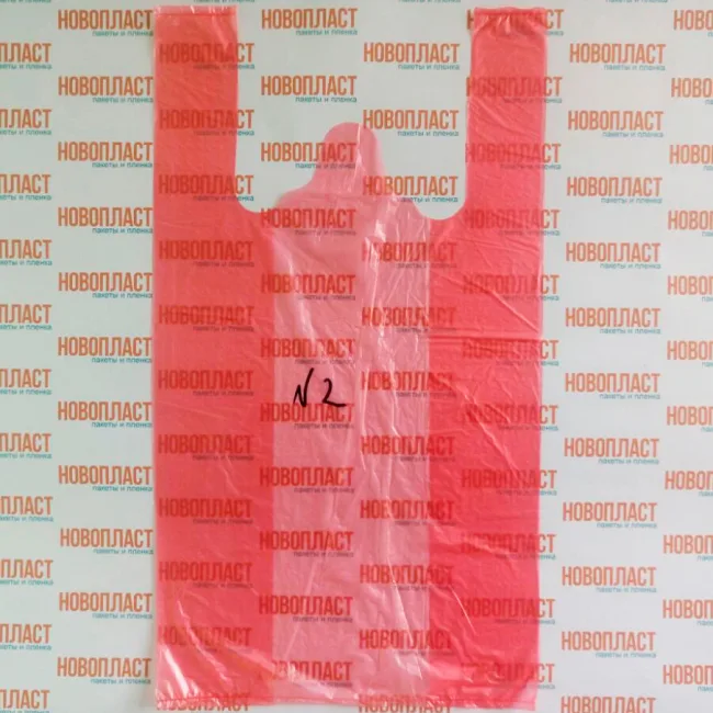 Пакет майка № 2 (240+70x2)x430 мм 200 шт. — 2