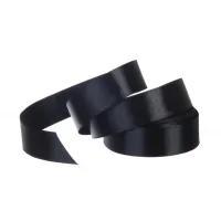 Лента атласная черная (39) 25 мм x 23 м