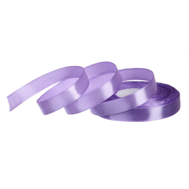 Лента атласная фиалковая (21) 12 мм x 23 м — 1
